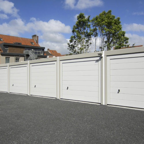 prefab garages in beton voor appartementen